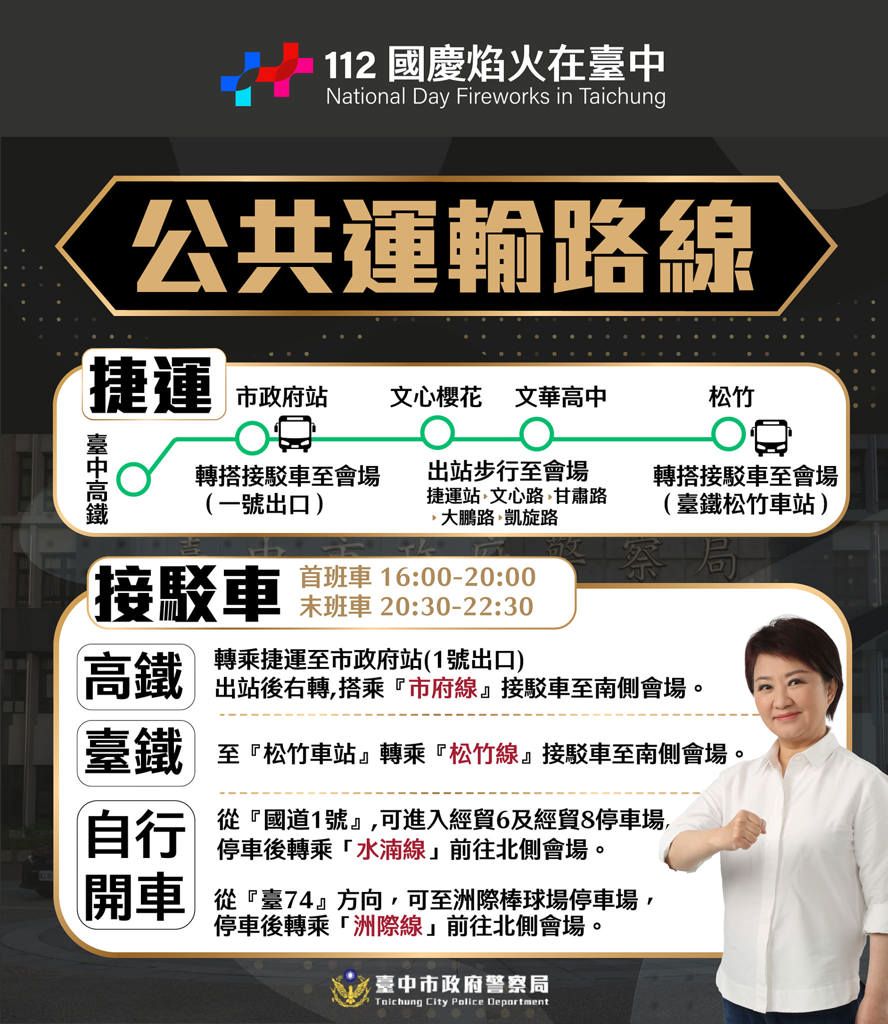 國慶焰火~在台中