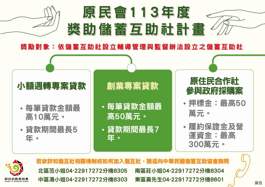 113年度獎助儲蓄互助社計畫
