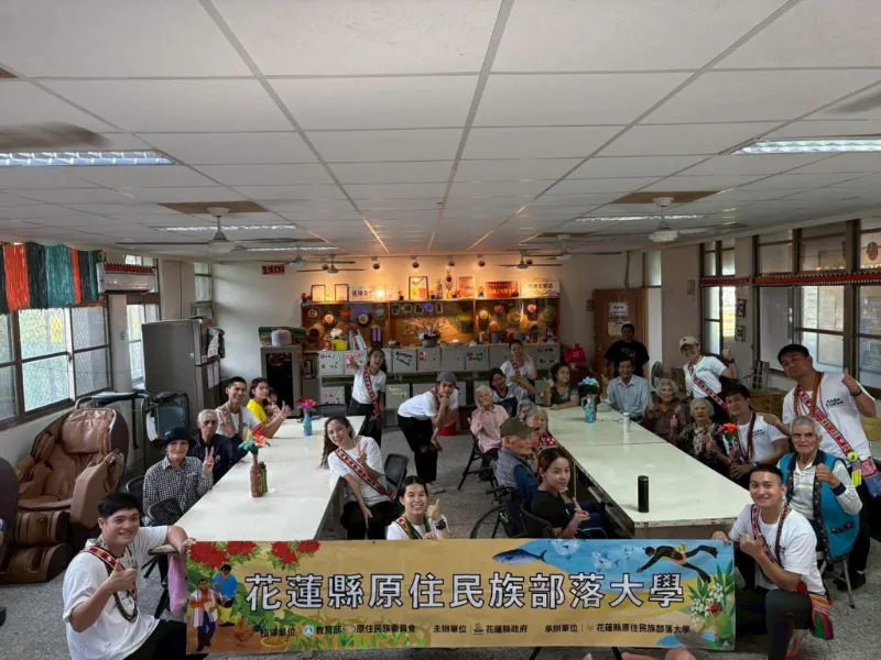 花蓮部落大學攜手光復文健站　以文化療癒陪伴長者重拾笑容